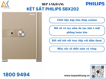 Két Sắt PHILIPS SBX202 - 7C0 - Màu vàng 70KG